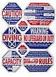 TGPS1001 California Pool and Spa 8-Way Safety Sign