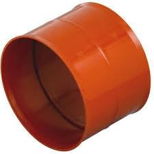 Marley Underground Drain Push fit PVC Straight Slip Coupling 160mm UE405