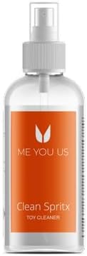 Me You Us - 100ml Spritz Sex Toy Antibacterial Cleaner Spray - Keep Your Sex Toys Clean and Hygienic - Easy-to-Use Spray Pump for Quick and Convenient Cleaning - Safe for Use On Silicone, Glass, Metal