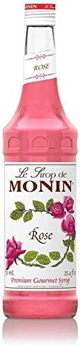Monin Rose Flavouring Syrup 2 x 700ml {70cl} UKB Multi Pack