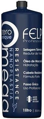Felps Omega Zero Unique Resistance Nanoplasty Capillary 1000ML Progressive Brush Keratin