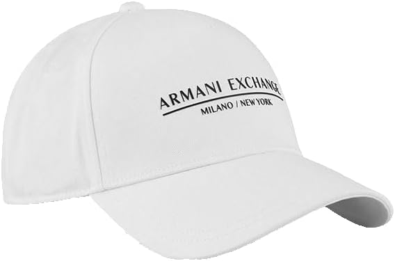 Armani Exchange Men's Essential, Milano/New York, Logo Lettering Baseball Cap