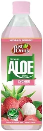 Just Drink Aloe 12 x 500ml Bottles - (Lychee)