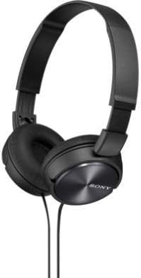 Sony MDR-ZX310 On-Ear Overhead Wired Headphones, Swivel Fold, 3.5mm Headphone Jack - Metallic Black