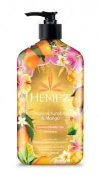 Hempz Tropical Sunshine & Mango Tanners Moistuirizer Shimmering 17oz Limited Edition