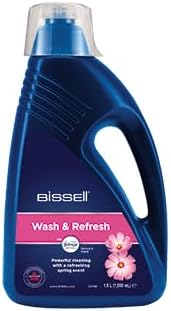 BISSELL Wash & Refresh, Carpet Cleaner Solution, StainProtect, Upholstery Cleaner Solution, Use All Leading Upright Carpet Washers, Carpet Cleaning Solution, Removes Pet Stains & Odours, 1078N