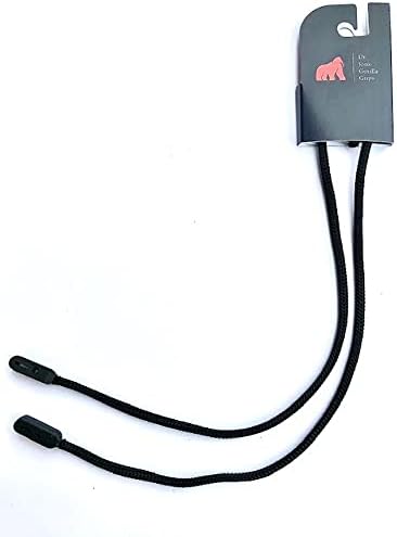 Gorilla Grip Classic Spectacle Cord (Black) - Secure Specs Glasses Lanyard Holder
