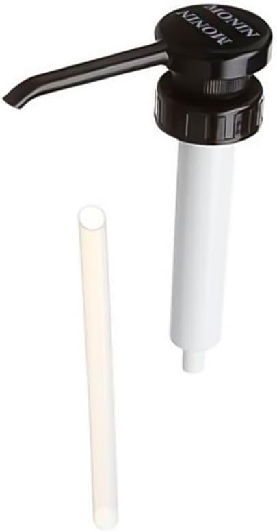 MONIN 15ml Pump for MONIN 1L Fruit Mix Bottles (Puree) and MONIN 1.89L Sauces for Easy Use. Use 2 Pumps of Fruit Mix for Frappes and Bubble Teas, 1 Pump for Lemonades