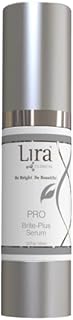 Lira Clinical PRO Brite-Plus Serum - Hydration & Dark Spot Serum - Tranexamic Acid Serum, Ferulic Acid & Vitamin C - Brightens, Firms & Minimizes Pores & Skin - For All Skin Types - 0.5 fl oz