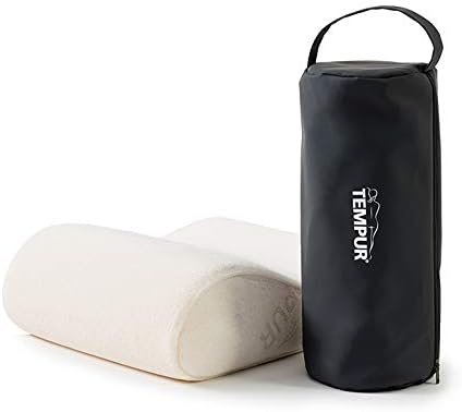 TEMPUR Original Travel Pillow, Luxury Memory Foam Neck Support Cushion for Travelling, Removable Washable Cover (25 x 31 x 10/7 cm)