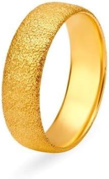 Real 22K/18K Fine Yellow Gold Certified Mens Band Ring