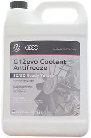 Audi Genuine G12 EVO Coolant Antifreeze, 50/50 Premixed, Ready to Use