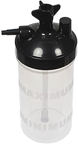 Easy Glide HUM-ROS6 HIGH Flow Oxygen Bubbler Bottle - Humidity for Oxygen Therapy