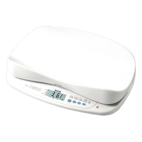Tanita BD815U Baby Scale – Digital Infant Weight Monitor for Newborns, 33 lb Capacity – Memory Function, Removable Tray – Backlit Display – Battery or AC Power, RS232 – Japan Technology