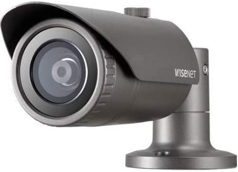 Hanwha Techwin QNO-8010R 5MP IR WDR PoE Outdoor Network Bullet Camera with 2.8mm Fixed Lens, RJ45 Connection