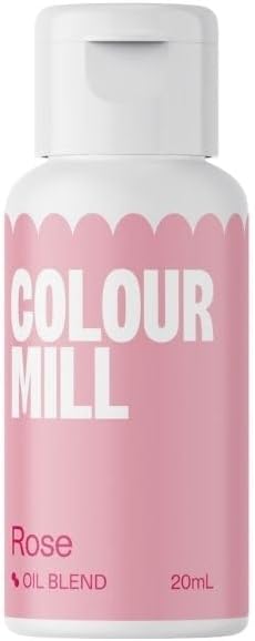 Colour Mill Rose - Next Generation Oil Based Food Colouring for Baking, Decorating, Icing and Cooking Food Dye DIY Slime and Crafts - 20 ml