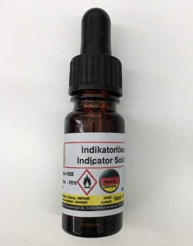 Indicator solution for nicotine test