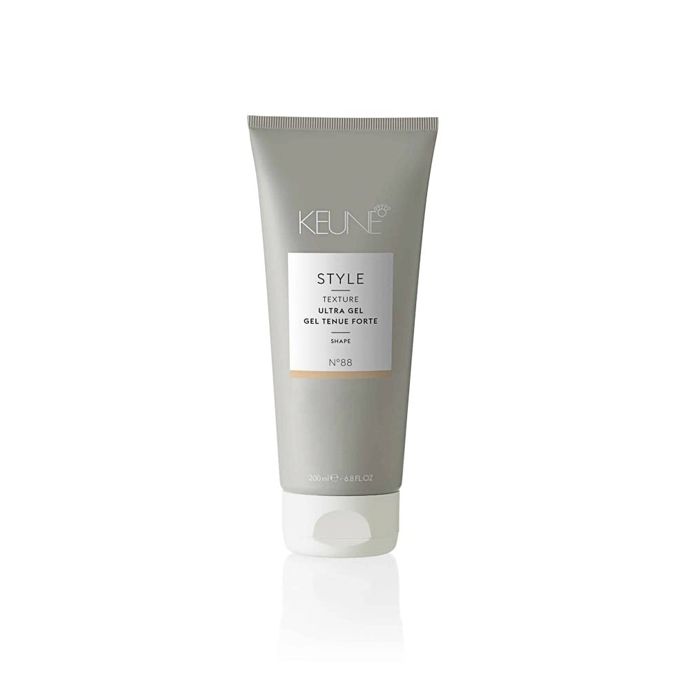 Keune Style Ultra Gel, Strong Hold & Shine Styling Gel for Wavy & Curly Hair, 6.8 Fl Oz