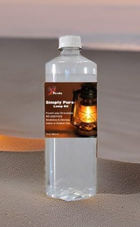 Firefly Kosher Odorless Paraffin Lamp Oil - Smokeless, Virtually Odorless, Long-Lasting- 32 oz