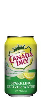 Canada Dry Sparkling Lemon Lime Flavored Seltzer Water 12oz Can (Pack of 24) by Canada Dry