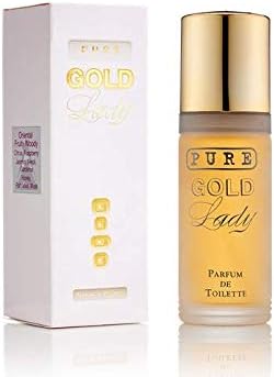 PRM Women's Perfume - Pure Gold Lady Parfum de Toilette, 55 ml - Fresh, Long Lasting, Oriental Fruity Fragrance
