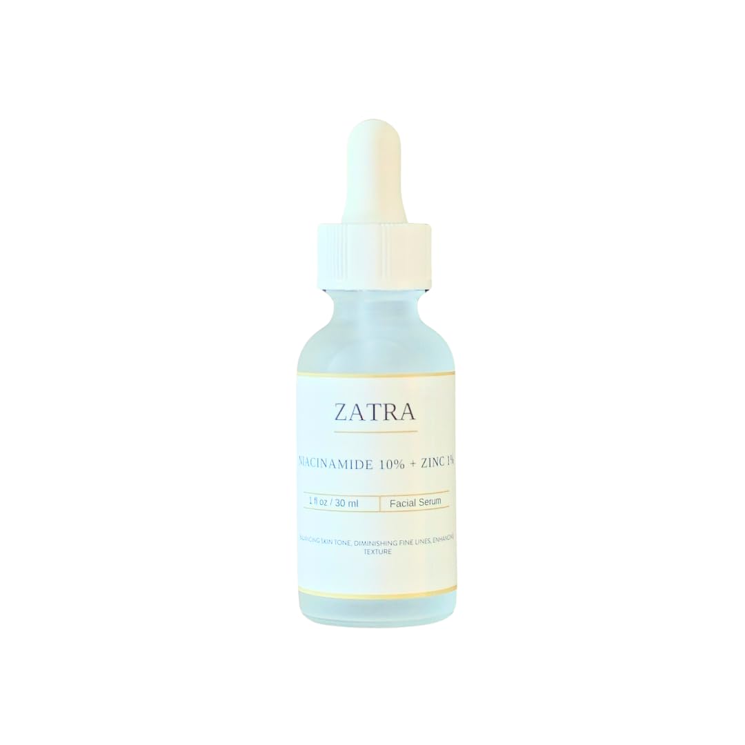 Niacinamide 10% + Zinc 1%, Face Serum, Even Out Skin Tone, Reduce Fine Lines and Wrinkles, Acne-Prone, Oily, Blemishes, Dullness, Even Complexion