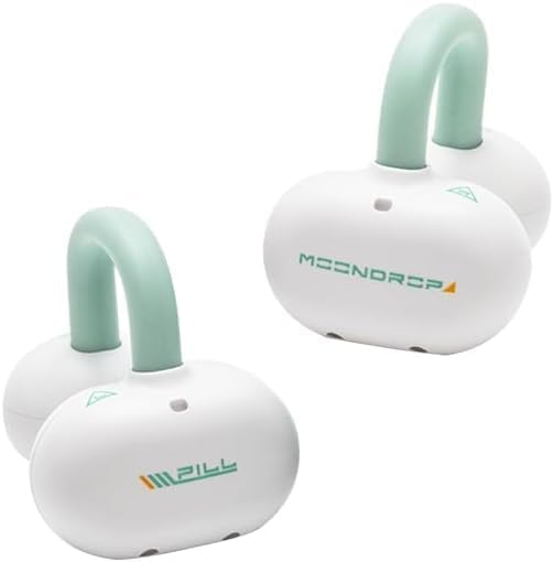 Moondrop Pill Open Ear Headphones OWS Hanging Earphones IPX4 Ear Clip Wireless Earbuds (Green)