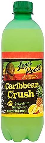Levi Roots Caribbean Crush Soft Drink, 500ml Bottles, Pack of 12