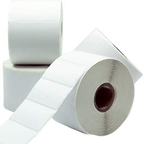 Premium, Extra Sticky 2x1in Direct Thermal Label 12 Pack. Bulk (16,560 pcs) Perforated Top Coated, Self-Adhesive Stickers for FNSKU Barcodes. Zebra Printer Compatible. Packaging and Shipping Supplies.