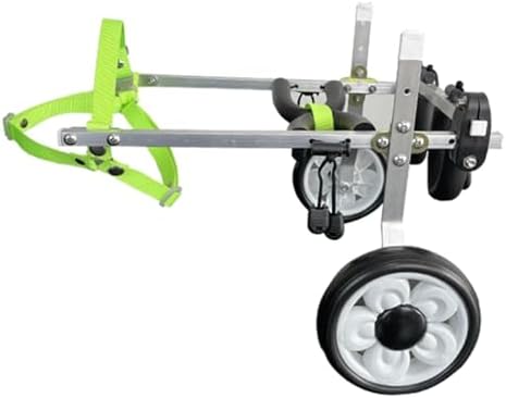 Pet Care Hind Limb Pet Booster, Pet Wheelchair Length, Width And Height Adjustable, Dog Wheelchair Aluminum Alloy Mobility Dog Mobility Walker Helps Pets Regain Freedom(XX-Small)