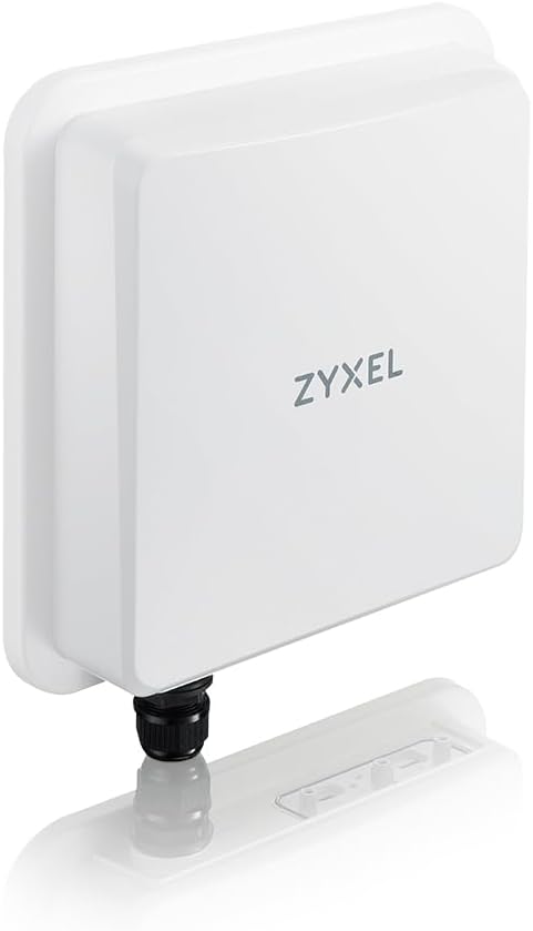 Zyxel 5G Outdoor Router with PoE | 4.67 Gbps Data Rate | Nebula Cloud Management | 9 dBi Long Range Directional Antennas | IP68 Rated [Nebula FWA710]