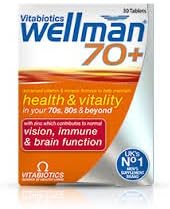 Vitabiotic S Wellman 70+ 30Tablets Pack Of 2