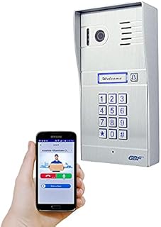 GBF Smart Video Door Phone & Doorbell Smart Intercom System with a Smart keypad (PL963PMPOE)- 1080P Camera, Built in POE, Control Two Locks remotely, Timed Unlock