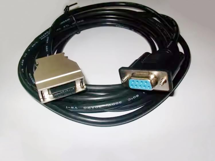 Compatible TPC-CPM1A Communication Cable TPC1062k TPC7062k Touch Panel Connections PM1A,CPM2A,CQM1,CPM1 and Other Series Communication Cable Wire Black ：3m