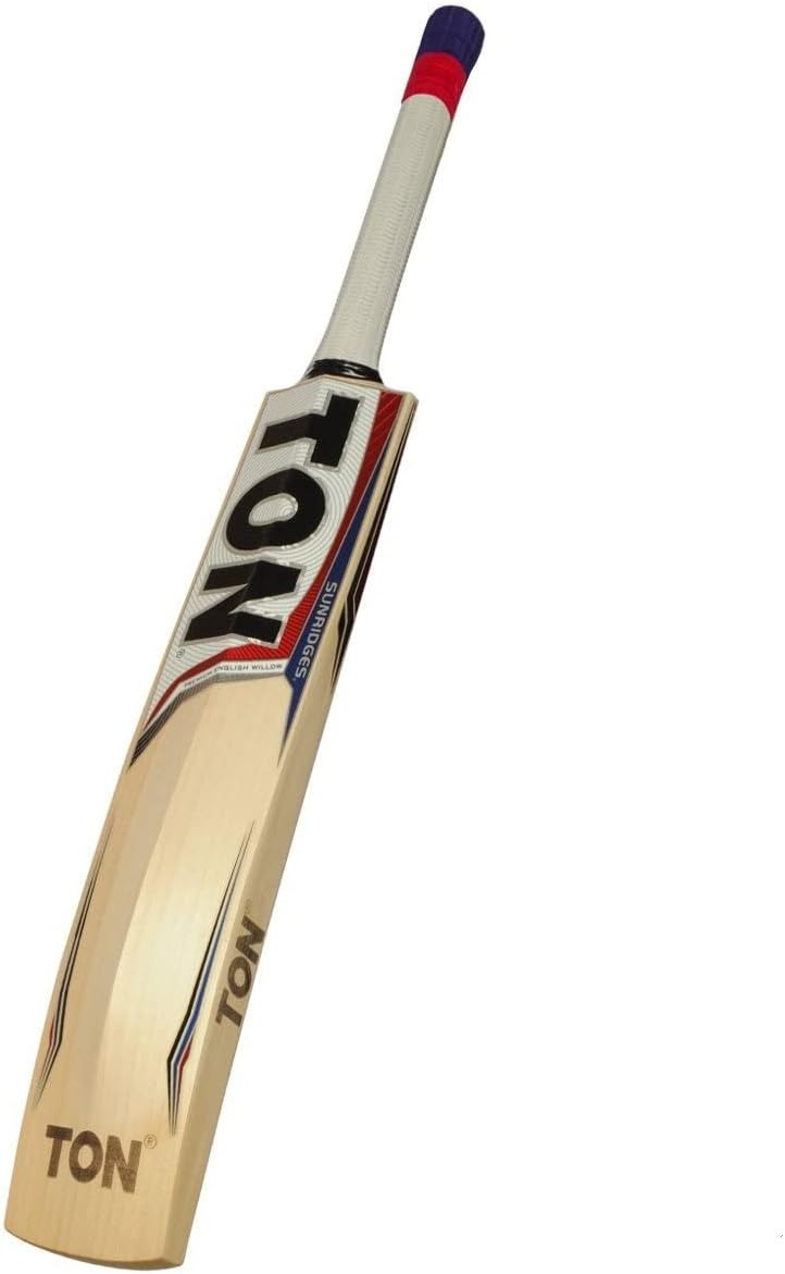 SS TON Reserve Edition Cricket Bat For Mens and Boys (Colour: Beige, Size-5) | Material: Kashmir Willow | Lightweight | Free Cover | Ready to play | For Intermediate Player | Ideal For Leather Ball