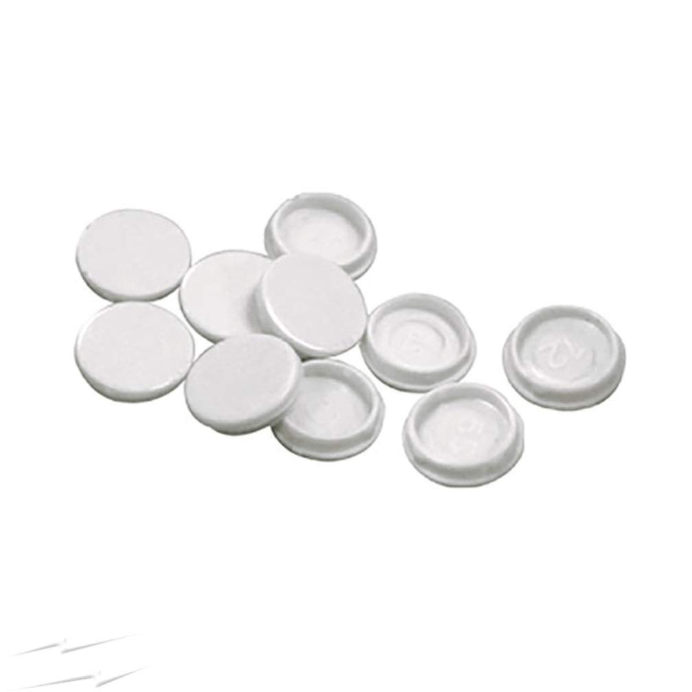 Pack of 10 British General - Nexus - Spare Screw Caps for Mains Wall Outlet Sockets