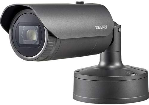 Samsung Hanwha Techwin WiseNet XNO-6120R 2MP Outdoor PoE Network IP Bullet Security Camera with Night Vision for Home, Commercial Building