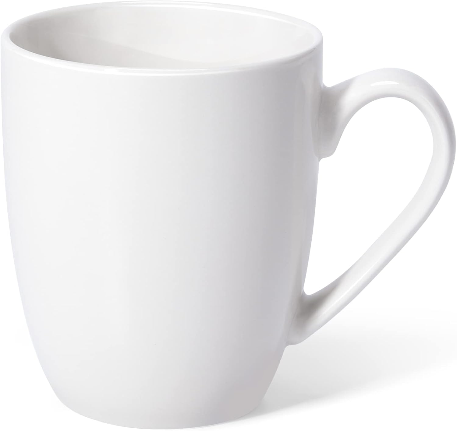 Urbanstrive 16 oz Large Coffee Mug with Handle Tea Cup Novelty Coffee Cup for Men Women Office Work, White