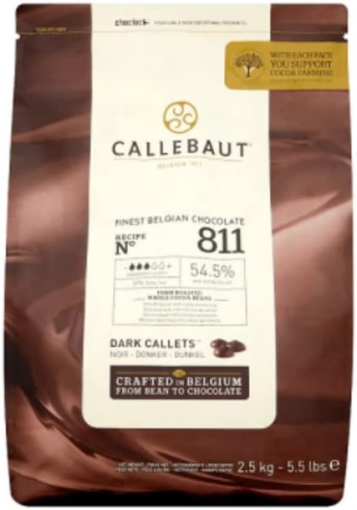 Finest Belgian Chocolate Dark Callets 2.5kg