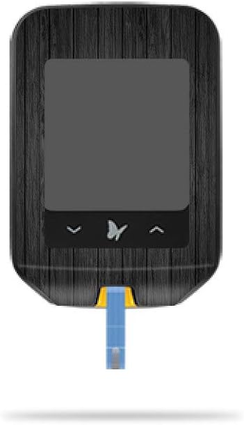 MightySkins Skin Compatible with Abbott Freestyle Precision Neo - Black Wood | Protective, Durable, and Unique Vinyl Decal wrap Cover | Easy to Apply, Remove, and Change Styles | Made in The USA