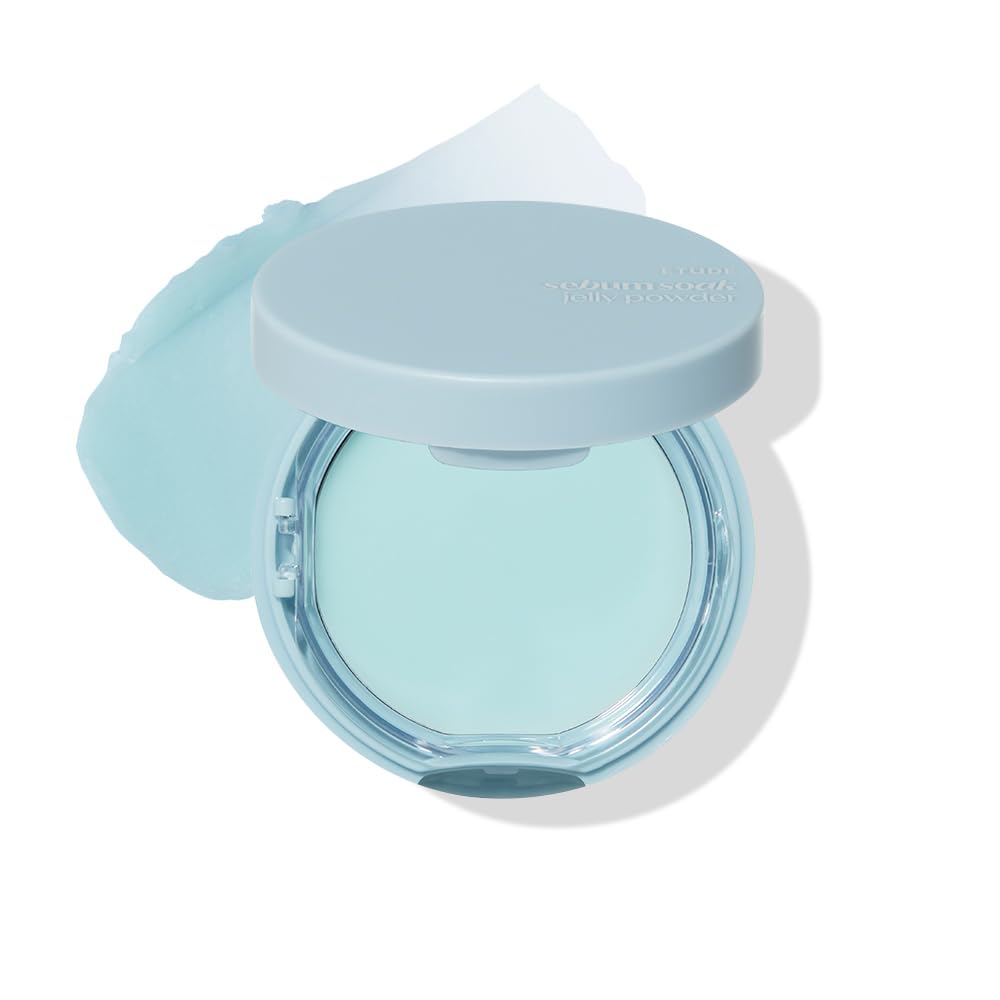 ETUDE Sebum Soak Jelly Pressed Setting Powder, Oil Control, Matte