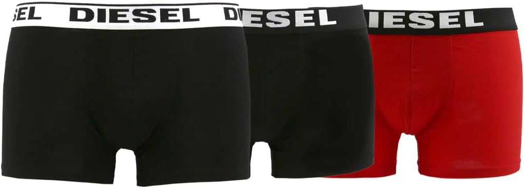 Diesel Men's 3 Pack - Boxer Trunk Kory Cotton Stretch