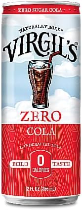 Virgil's, Zero Sugar Cola 4 Pack, 12 Fl Oz Cans