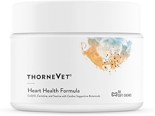 ThorneVET Heart Healthy Formula – Cardiovascular Support for Dogs & Cats, 90 Soft Chews