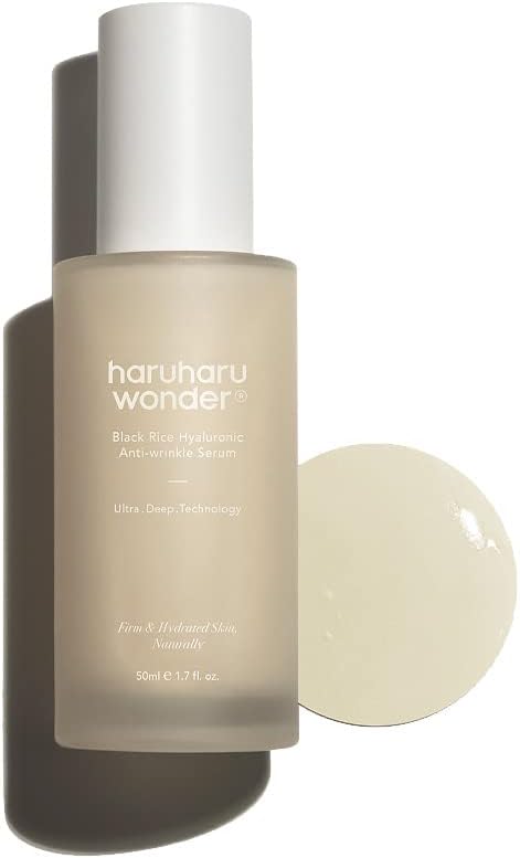 Haruharu Wonder Black Rice Hyaluronic Anti-Wrinkle Serum 1.6 fl. oz / 50 ml | Wrinkle Care, Skin Tightening