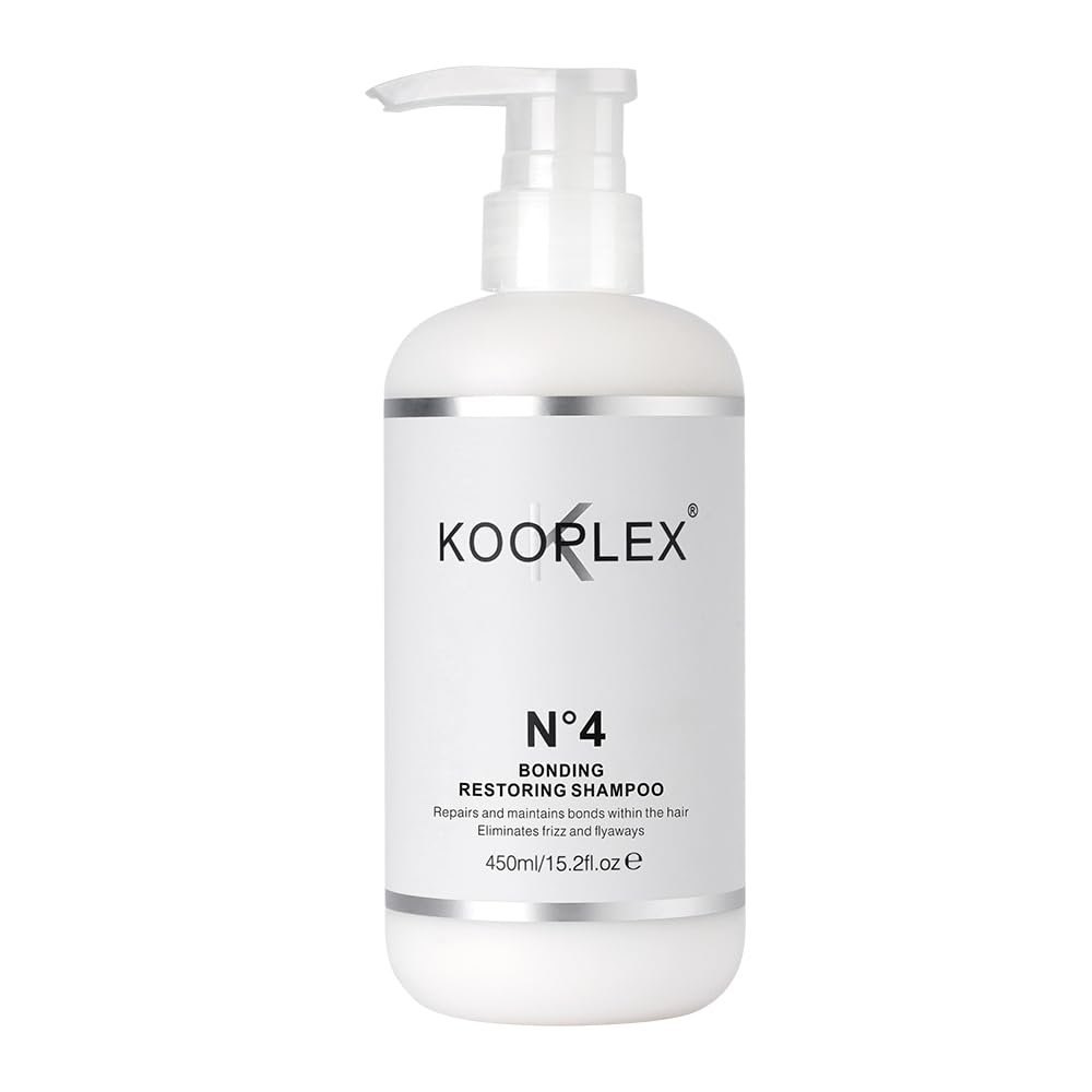 Nº4 Bond Repair Shampoo | Restores Broken Hair Bonds | Argan Oil + Protein Formula for Damaged, Color-Treated & Bleached Hair | Sulfate-Free Salon Results 15.06fl.oz/450ml