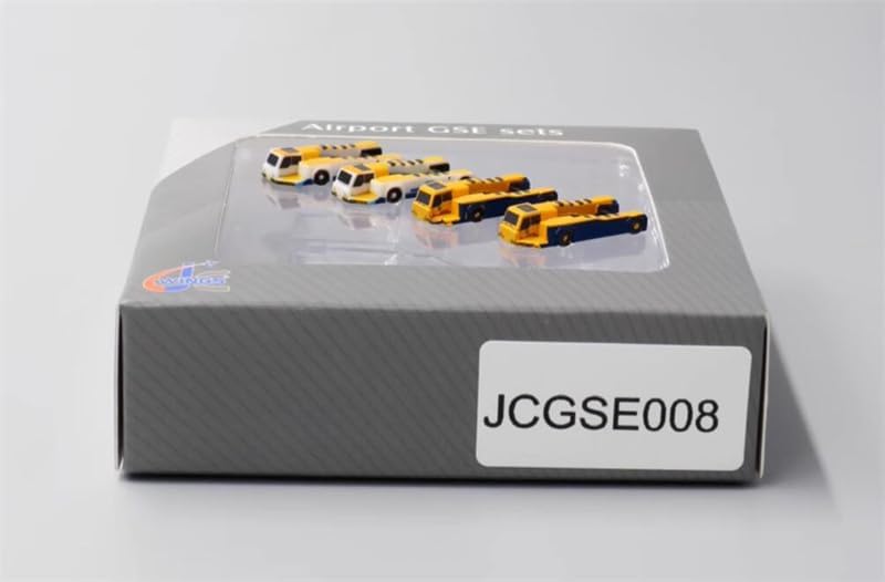 ACE HOBBY for JC Wings Airport for GSE Sets Push Back tug 4 in 1 Set (2xHaeco,2xPapas) 1:400 Aircraft Pre-Built Model