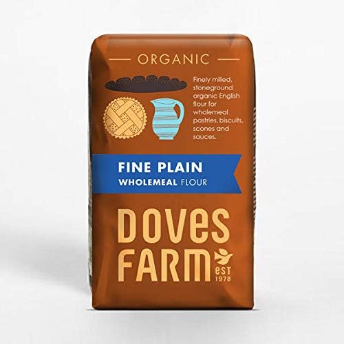 Doves Farm | Fine Plain Wholemeal Flour | 2 x 1kg
