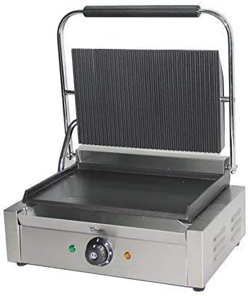Davlex large panini press machine pannini maker commercial contact grill ribbed griddle effect toaster