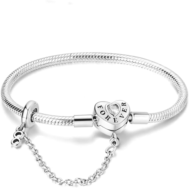 LIGHTDOG Charm Bracelet for Pandora Charms 925 Sterling Silver Snake Chain Bracelet Fit Any Charm Gift for Women